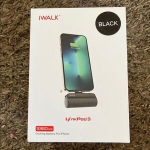 LinkPod 3 Portable Docking Battery Pack - Black